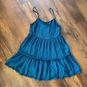 Urban Outfitters Blue Babydoll Dress X Small